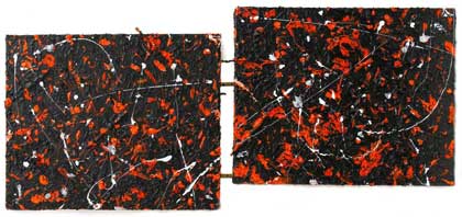 ©2007 Lisa Brugger Copper Crush - Acrylic with Mix Media on Canvas 21 x 42
