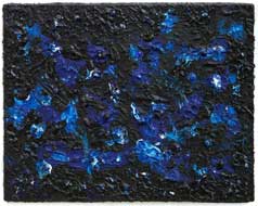 ©2000 Lisa Brugger Sapphire Crush - Acrylic with Mix Media on Canvas 16 x 22