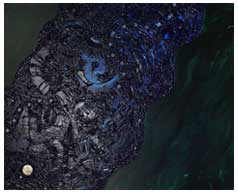 ©2008 Lisa Brugger Serenity - Acrylic with Mix Media on Canvas 48 X 60