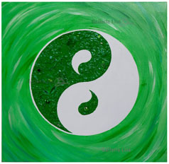 ©2011 Lisa Brugger Kindness - Acrylic with Mix Media on Canvas 24 x 24