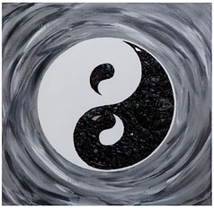 ©2011 Lisa Brugger Tranquility - Acrylic with Mix Media on Canvas 24 x 24
