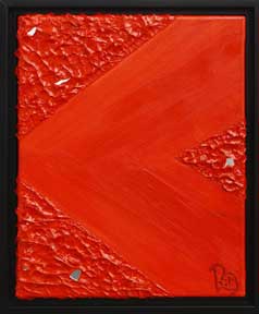 ©2009 Lisa Brugger Firey! - Acrylic on Canvas 11 X 14