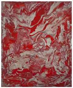 ©2011 Lisa Brugger Lovely - Acrylic with Mix Media on Canvas 9X12