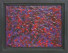 ©2008 Lisa Brugger Volcanic Eruption - Acrylic on Canvas Board 11 X 14