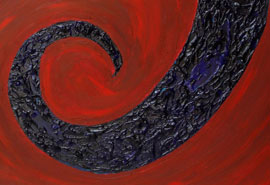karmic spiral close up